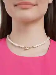 Молочный ожерелье из жемчуга, женское