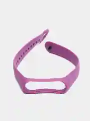 Фиолетовый ремешок силиконовый для Xiaomi Mi Band 3, Mi Band 4 (Ми Банд 3, 4), рифленый