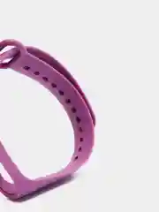 Фиолетовый ремешок силиконовый для Xiaomi Mi Band 3, Mi Band 4 (Ми Банд 3, 4), рифленый