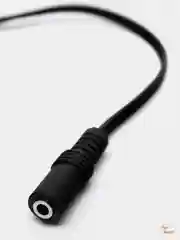 Переходник аудио кабель miniJack  3.5 мини джек гнездо -2RCA, 2 RCA тюльпана штекера