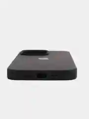 Черный чехол силиконовый для iPhone 13, 13 Pro, 13 Pro Max, с закрытым низом