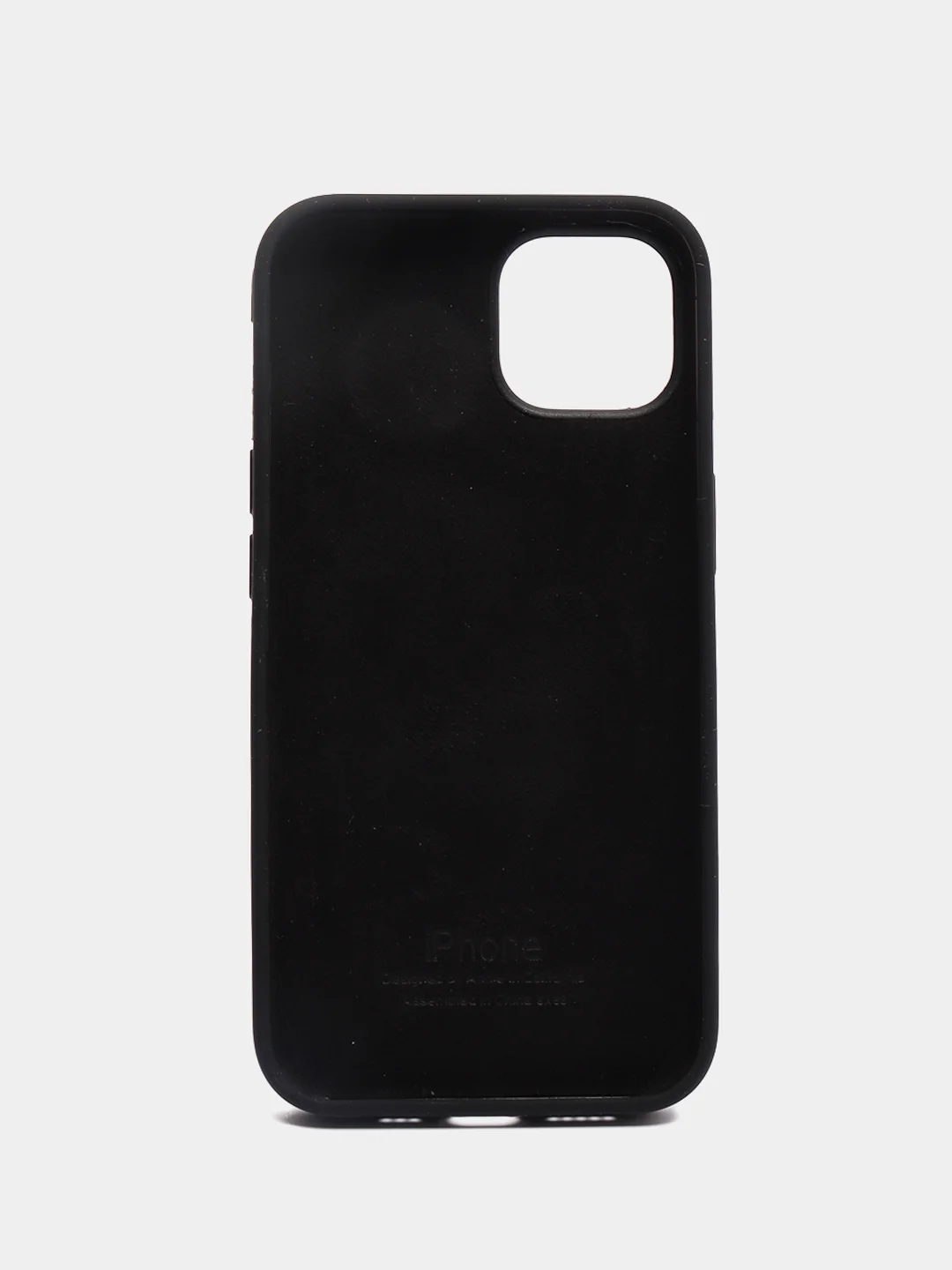 Черный чехол силиконовый для iPhone 13, 13 Pro, 13 Pro Max, с закрытым низом