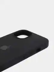 Черный чехол силиконовый для iPhone 13, 13 Pro, 13 Pro Max, с закрытым низом