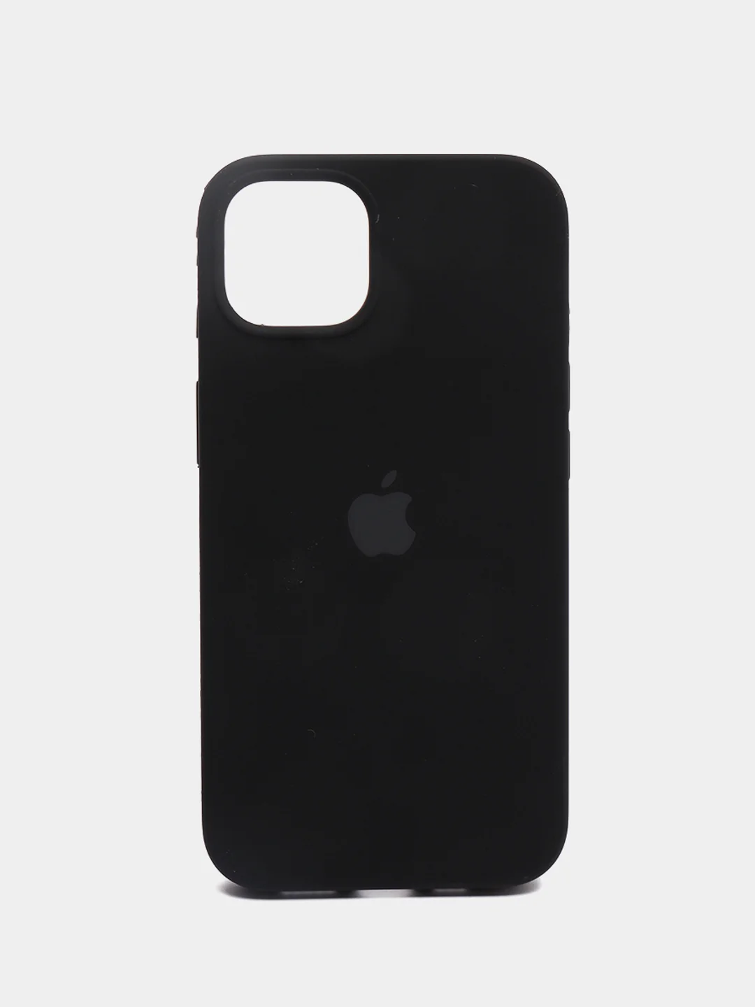Черный чехол силиконовый для iPhone 13, 13 Pro, 13 Pro Max, с закрытым низом