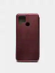Багровый чехол-книжка для Realme C12 / C15 / C25 / C25S