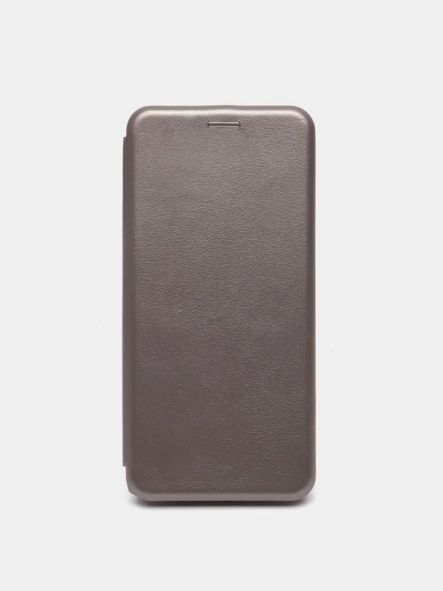 Серебряный чехол-книжка для Realme C12 / C15 / C25 / C25S