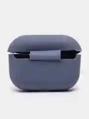 Синий меланж силиконовый чехол для наушников Apple Airpods Pro