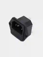 5 штук Сетевой разъем на корпус AC-004 с предохранителем с ушами разъем питания на панель