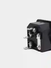 5 штук Сетевой разъем на корпус AC-004 с предохранителем с ушами разъем питания на панель