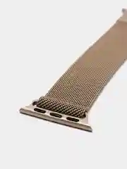 Золотой ремешок для смарт - часов Apple Watch "Миланская петля", металлический браслет