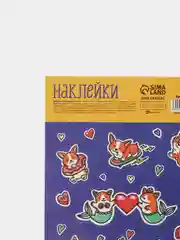 Серебряный наклейки бумажные 28 видов, размер листа 21*14 см