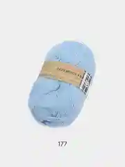 Голубой пряжа Пехорка "Деревенская", 100% шерсть, 100 г, 250 м