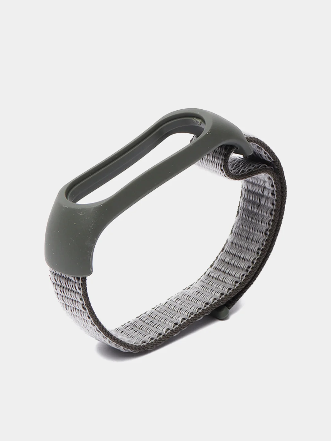 Оливковый нейлоновые ремешки для фитнес-браслетов Xiaomi Mi Band 3, Mi Band 4, Mi Band 5