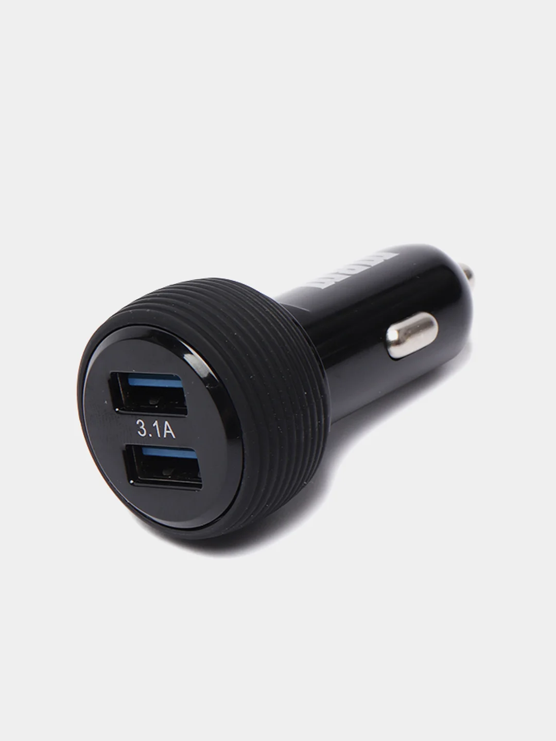 Черный автомобильное зарядное устройство (АЗУ) 2хUSB
