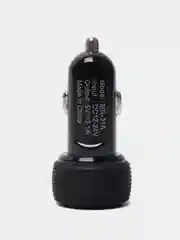 Черный автомобильное зарядное устройство (АЗУ) 2хUSB