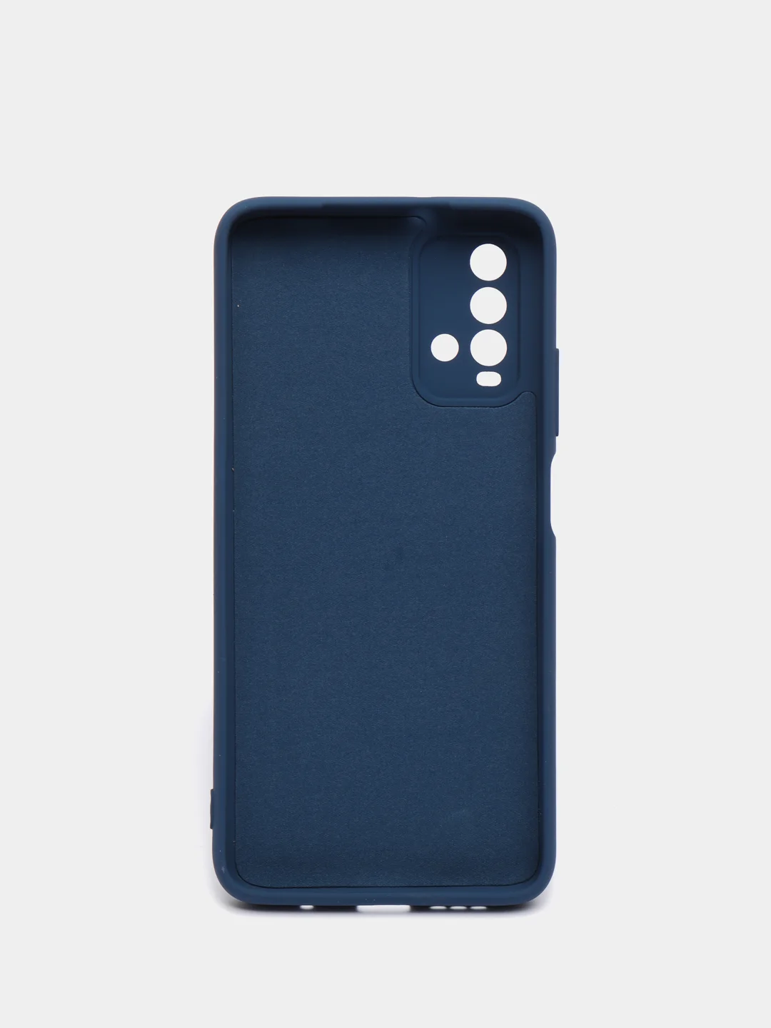 Темно-синий чехол для Samsung A22 M32 Xiaomi Redmi 9T с подложкой из микрофибры и защитой для камеры