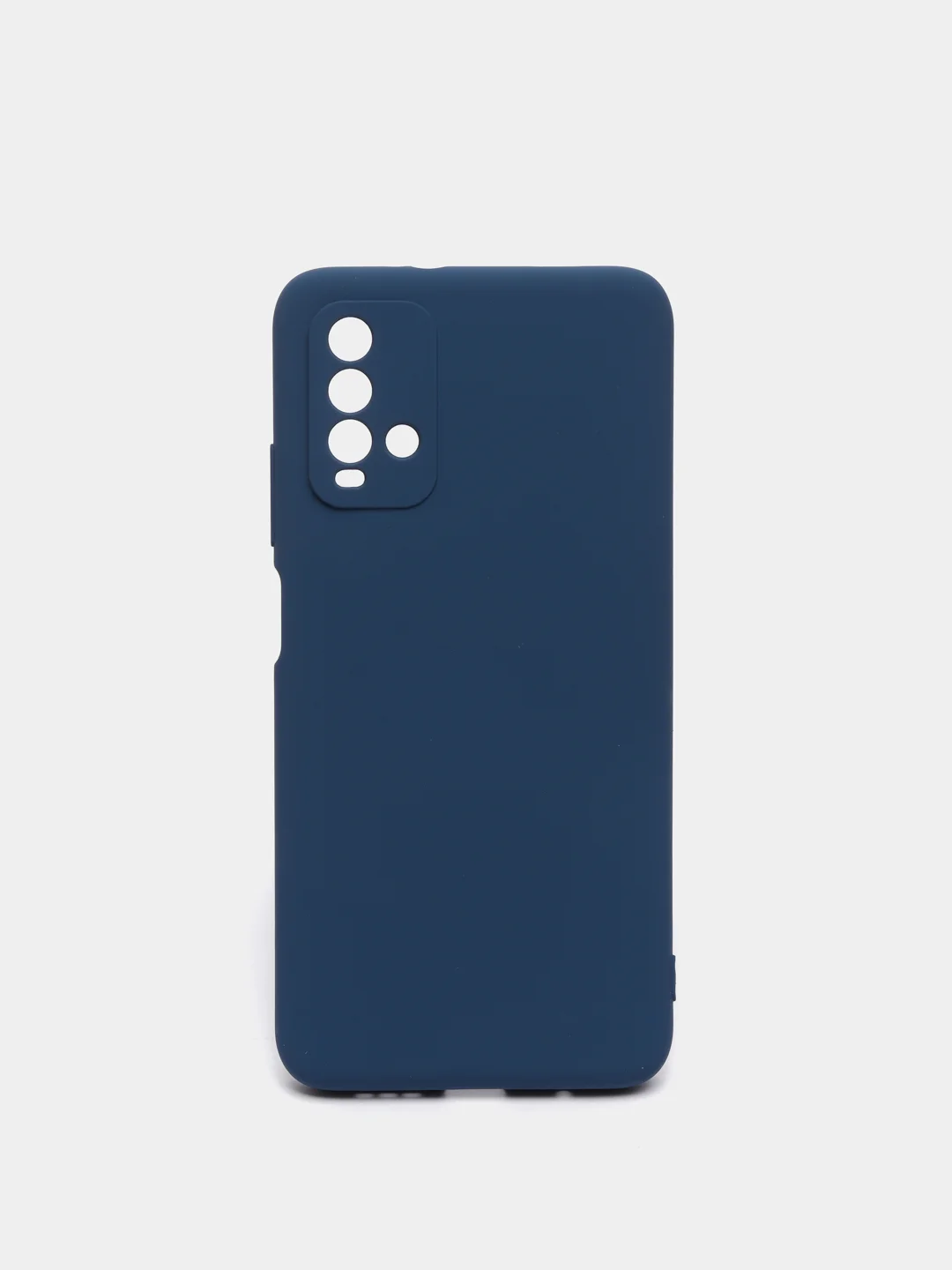 Темно-синий чехол для Samsung A22 M32 Xiaomi Redmi 9T с подложкой из микрофибры и защитой для камеры