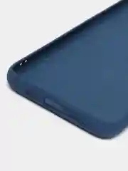 Темно-синий чехол для Samsung A22 M32 Xiaomi Redmi 9T с подложкой из микрофибры и защитой для камеры