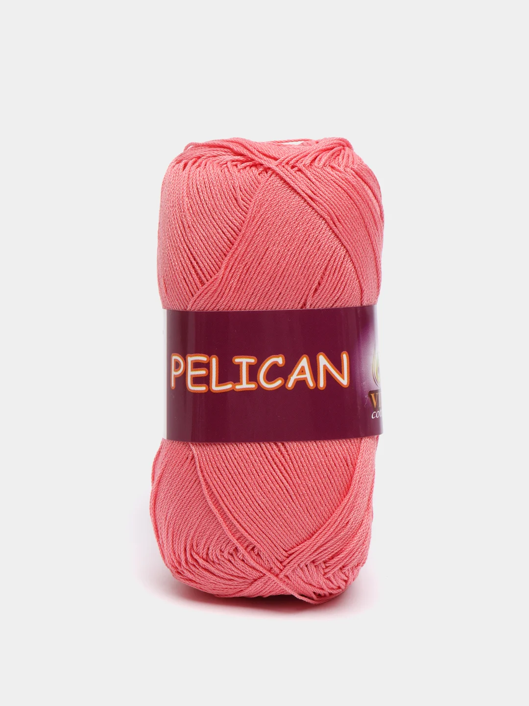Розовый пряжа Vita Pelican, мерсеризованный хлопок, 50 г 330 м