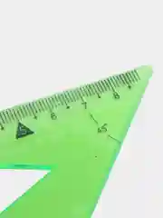 Красный угольник гибкий, силиконовый, 10 см