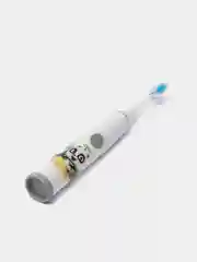 Белый детская электрическая зубная щетка/Электрическая зубная щетка для детей с 3 насадками