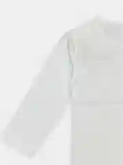 Белый лонгслив для мальчика и девочки