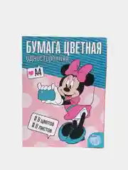Алый бумага цветная "Холодное сердце, Тачки, Марвел, My little пони, Принцессы", А4 / А5