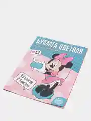 Алый бумага цветная "Холодное сердце, Тачки, Марвел, My little пони, Принцессы", А4 / А5
