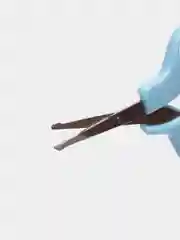 Небесно-голубой детские ножницы и щипчики (маникюрный набор) 0М+"Бусинка"1001