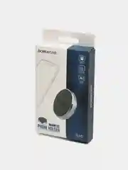 Серебряный автомобильный держатель для телефона Borofone BH7, магнитный