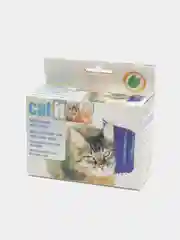 Синий щетка чесалка для животных кошек и собак угловая