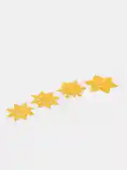 Золотой блестящие снежинки из фоамирана, 5,3-4,5 см