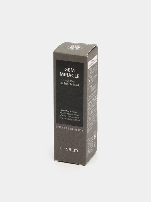 Кислородная маска для лица с экстрактом черного жемчуга THE SAEM, 10 г