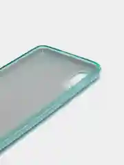 Бирюзовый чехол блестящий Samsung Galaxy A02, A12, M12, накладка c блёстками Самсунг А02, А12, М12