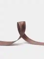 Шоколадный репсовая лента с люрексом и атласной вставкой
