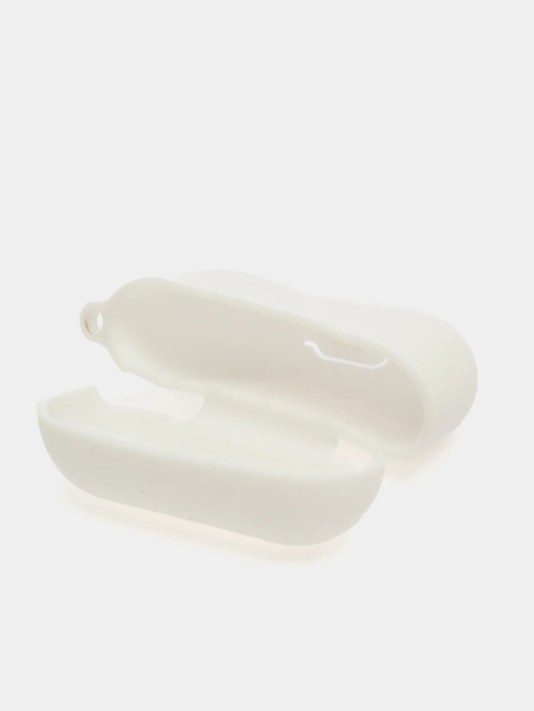 Белый силиконовый чехол для наушников Apple Airpods Pro, Airpods