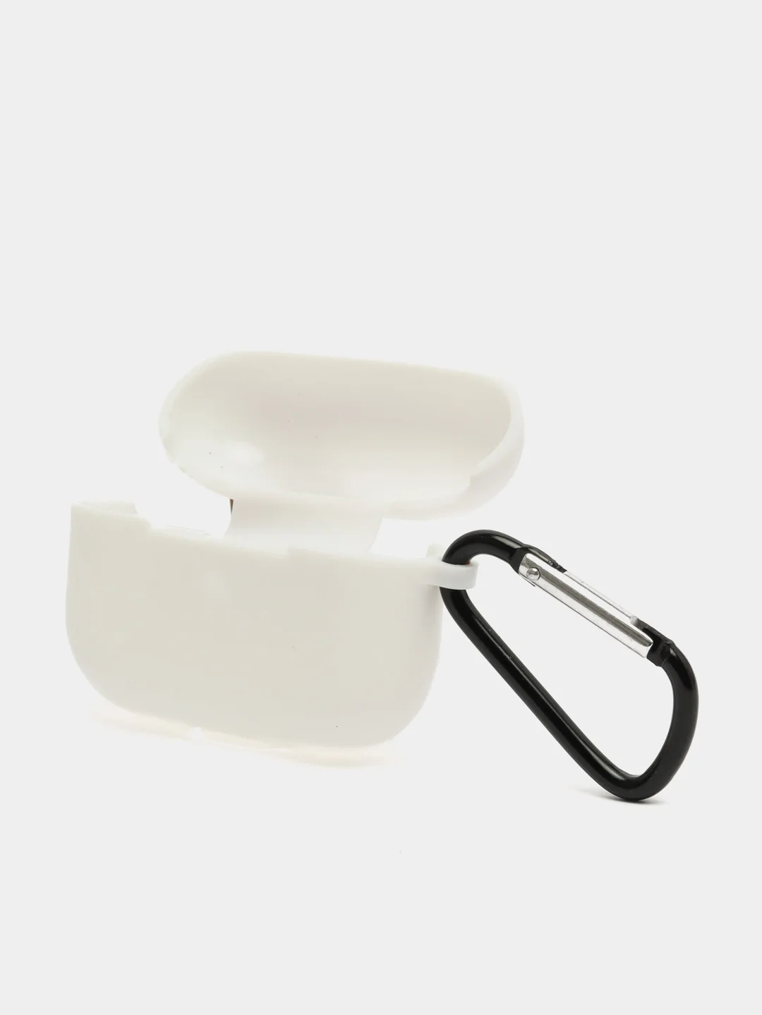 Белый силиконовый чехол для наушников Apple Airpods Pro, Airpods