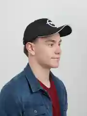 Черный кепка-бейсболка в стиле Opel, унисекс