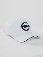 Белый кепка-бейсболка в стиле Opel, унисекс