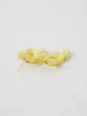 Желтый акриловые серьги-цепочки