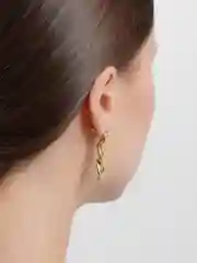 Золотой серьги-цепочки