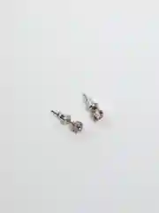 Сиреневый серьги-гвоздики Swarovski Xuping
