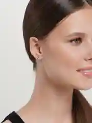 Сиреневый серьги-гвоздики Swarovski Xuping