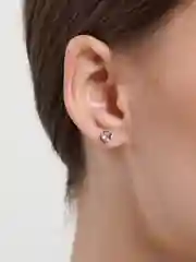 Сиреневый серьги-гвоздики Swarovski Xuping