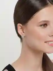 Лайм серьги с камнем Swarovski, Xuping, позолота