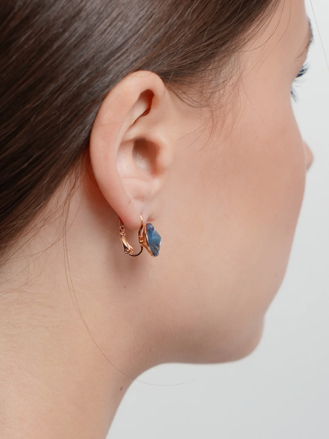 Лазурный серьги Xuping/ серьги с кристаллами/ серьги Swarovski/ серьги Сваровски