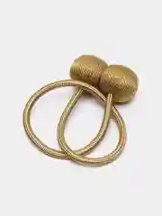 Золотой магнитный держатель для штор, 2 штуки