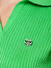 Черный брошь женская на булавке на одежду / Украшение
