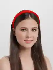 Алый ободок "kpop" для волос