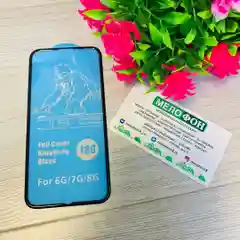 Защитное стекло для iPhone 13 Pro Max, 18D, силиконовые края, черное